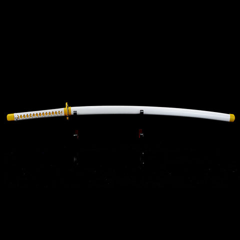 anime katana demon slayer sword Zenitsu Agatsuma Nichirin Sword 1095 High Carbon Steel Clay Tempered SL-1430-U COOLKATANA 5