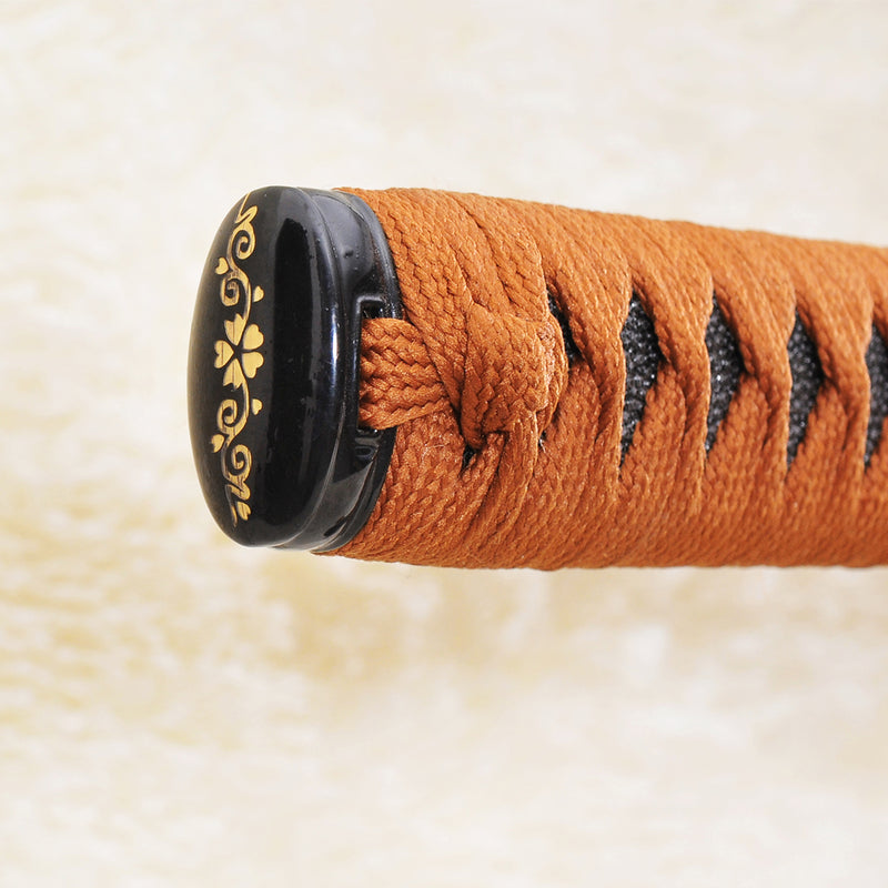 Hand Forged Japanese Ninja Sword T10 Steel Unokubi-Zukuri Stright Blad 