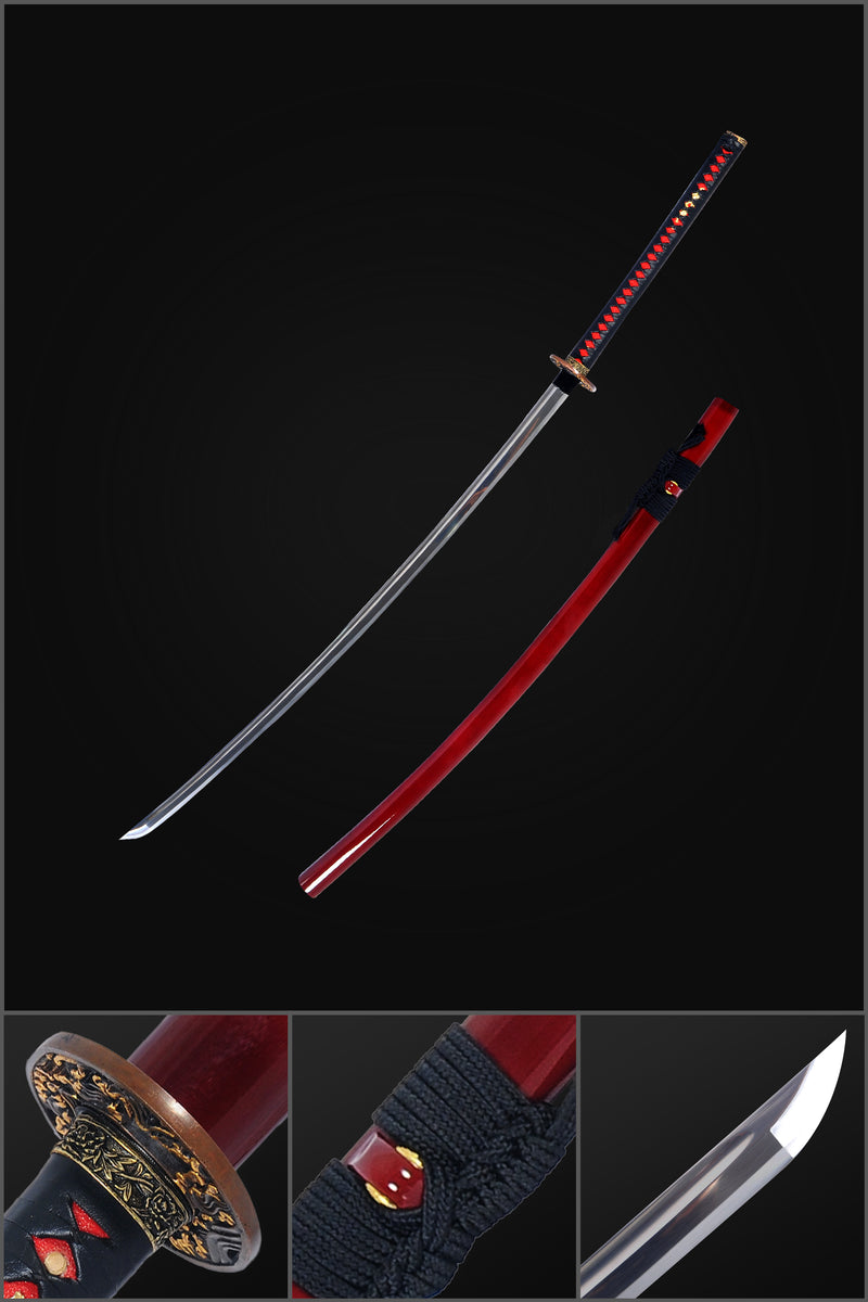Hand Forged 53inch Odachi Sword Japanese Samurai Long Sword 1095 Carbo 