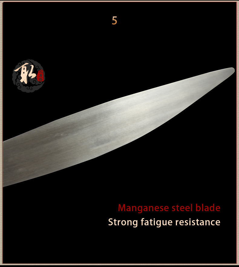ดาบจีนทำมือ ดาบไทเก๊ก ดาบลองฉวน เหล็กแมงกานีส ฝักดาบไม้โรสวูด - COOLKATANA 