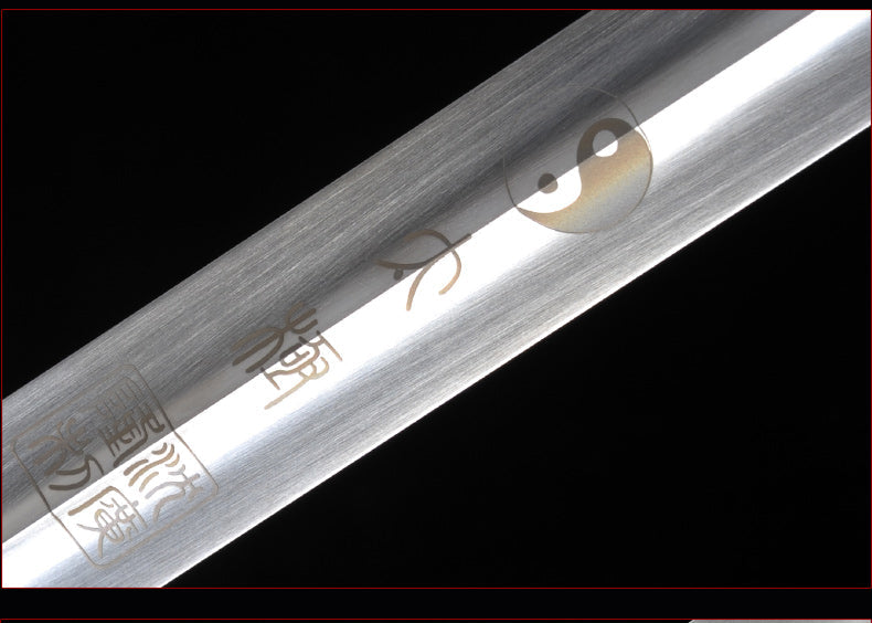 Handmade Chinese Sword Shenwu Alloy Tai Chi Jian Stainless Steel Sword 