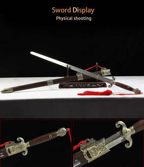 Handmade Chinese Sword Universe Tai Chi Jian Stainless Steel Soft Sword Longquan Sword-COOLKATANA-SL-8010-1-U