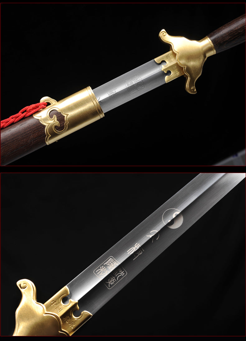 ดาบจีนทำมือ ดาบไทเก๊กเจียน หยางหวู่ ดาบหลงฉวน ดาบสเตนเลส ดาบอ่อน - COOLKATANA 