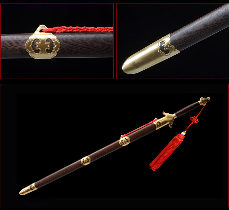 ดาบจีนทำมือ ดาบไทเก๊กเจียน หยางหวู่ ดาบหลงฉวน ดาบสเตนเลส ดาบอ่อน - COOLKATANA 