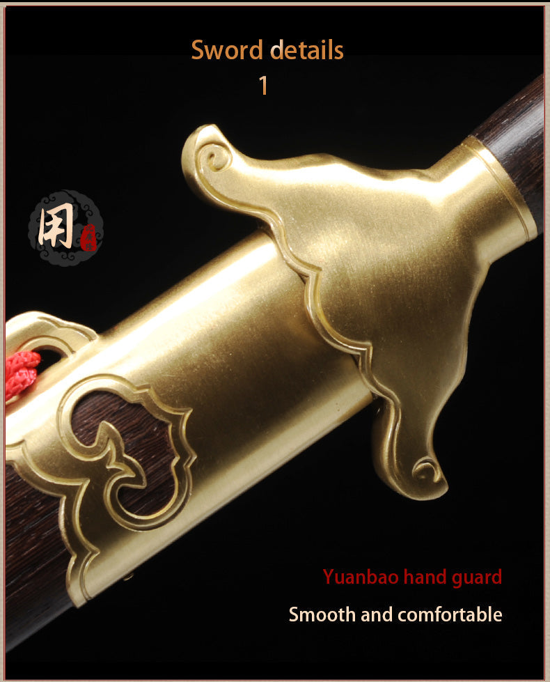 ดาบจีนทำมือ ดาบไทเก๊กเจียน หยางหวู่ ดาบหลงฉวน ดาบสเตนเลส ดาบอ่อน - COOLKATANA 