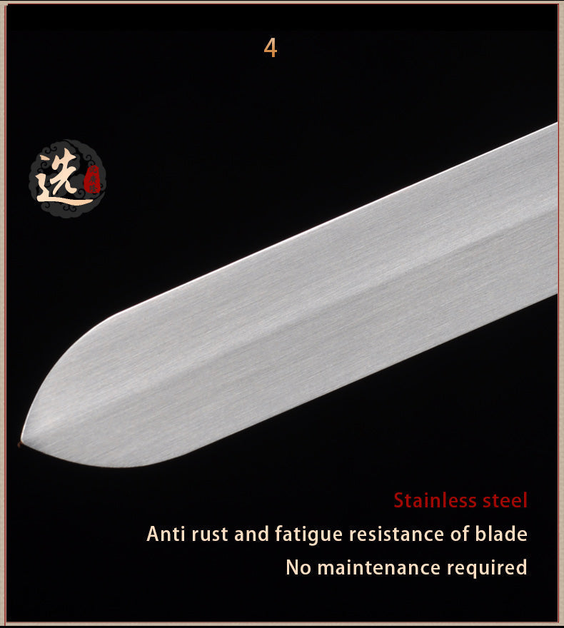 ดาบจีนทำมือ ดาบไทเก๊กเจียน หยางหวู่ ดาบหลงฉวน ดาบสเตนเลส ดาบอ่อน - COOLKATANA 