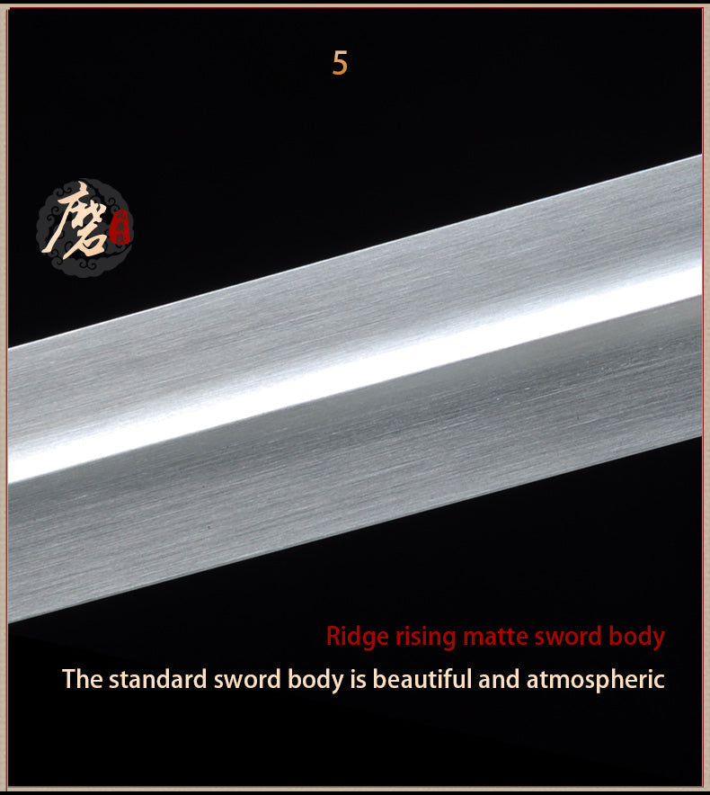 ดาบจีนทำมือ ดาบไทเก๊กเจียน หยางหวู่ ดาบหลงฉวน ดาบสเตนเลส ดาบอ่อน - COOLKATANA 
