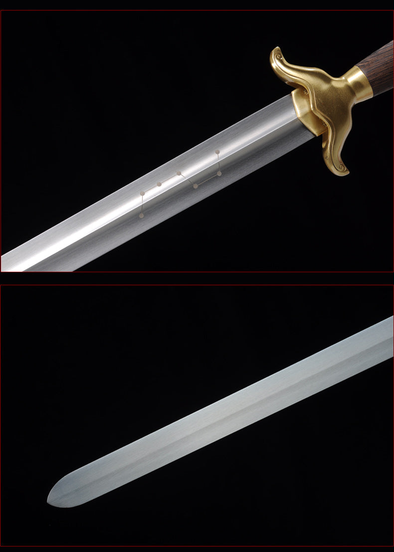 Handmade Chinese Sword Shenwu Pure Copper Tai Chi Jian Stainless Steel 
