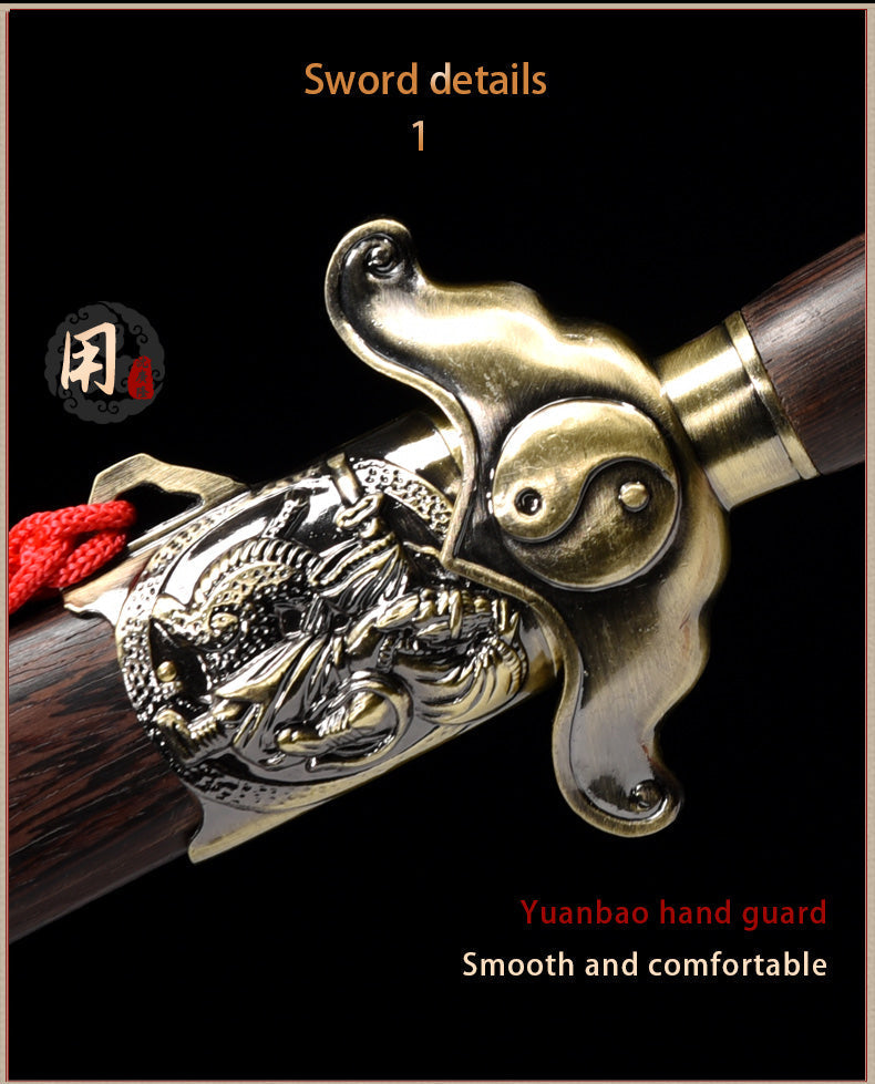Handmade Chinese Sword Yin Yang Two handed Tai chi Jian Stainless Stee 