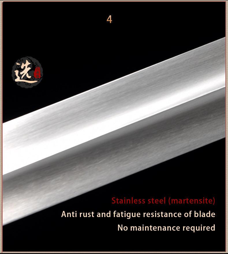 Handmade Chinese Sword Yin Yang Two handed Tai chi Jian Stainless Stee 