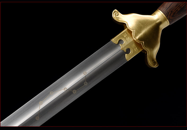 Handmade Chinese Sword Yangwu Two Handed Tai Chi Jian Stainless Steel Bagua Sword Longquan Sword 