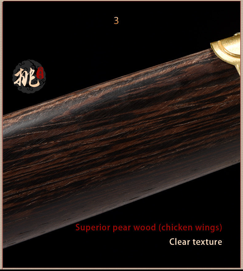 Handmade Chinese Sword Yangwu Two Handed Tai Chi Jian Stainless Steel Bagua Sword Longquan Sword 