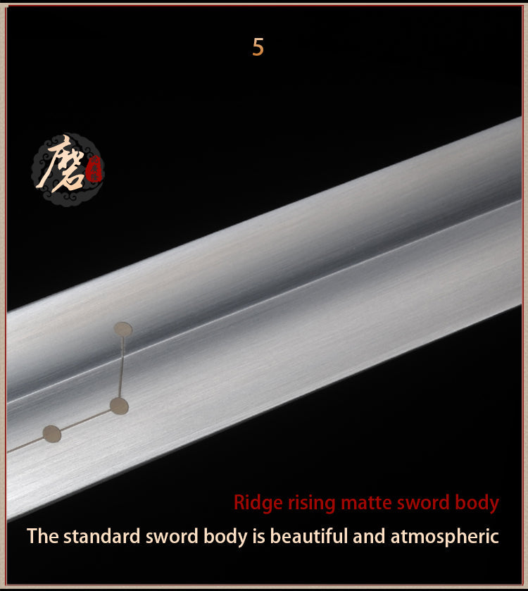 Handmade Chinese Sword Zodiac Signs Tai Chi Jian Stainless Steel Longq 