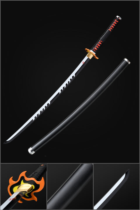 anime Sword Tanjiro Kamado Nichirin 3rd Generation katana 1095 High Carbon steel demon slayer characters QQ-0101