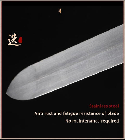 Handmade Chinese Sword Bronze Martial Arts Tai Chi Jian Stainless Steel Standard Longquan Sword-COOLKATANA-SL-8003-1-U