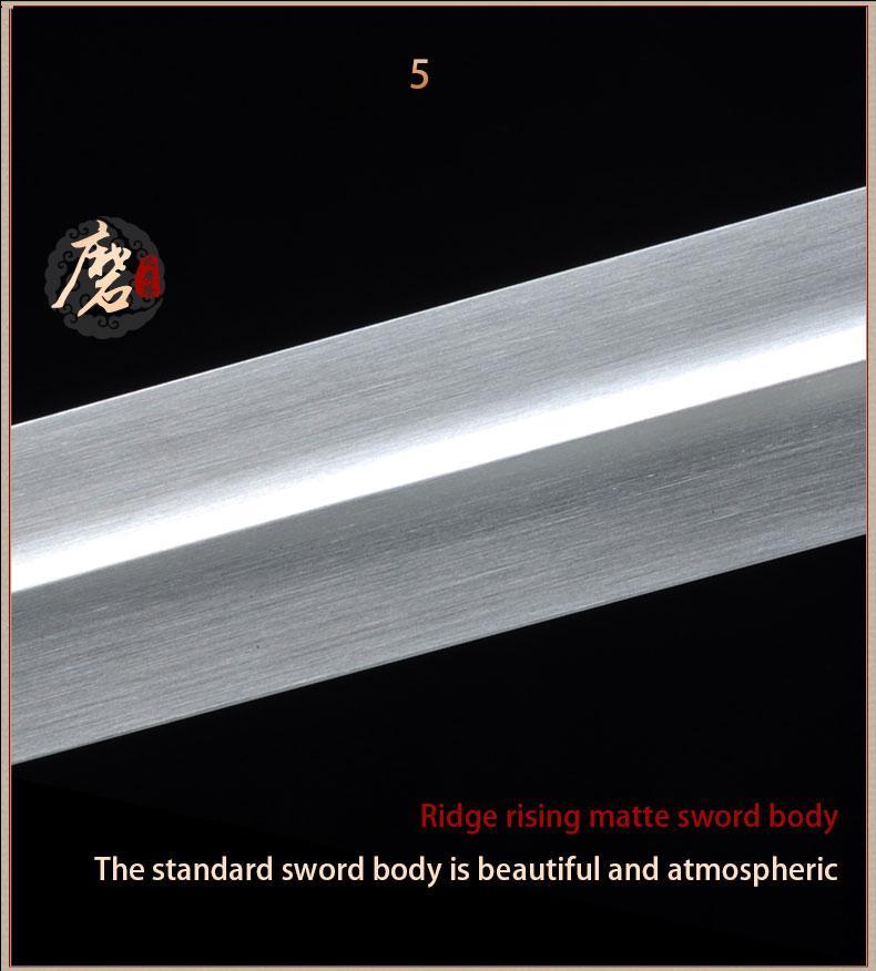 Handmade Chinese Sword Bronze Martial Arts Tai Chi Jian Stainless Stee 