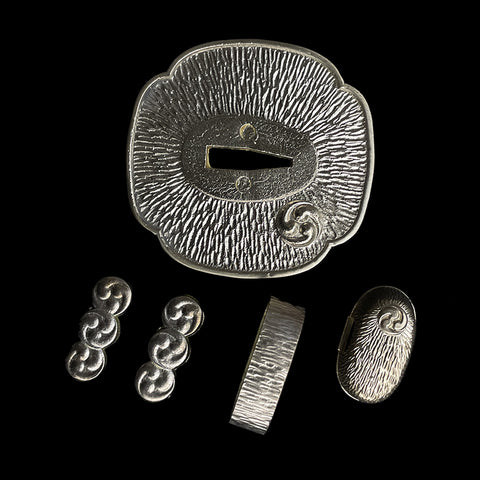 custom samurai sword makers Copper Tsuba By Steel Mold-COOLKATANA-QQ-003
