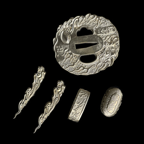 custom samurai sword makers Copper Tsuba By Steel Mold-COOLKATANA-QQ-007
