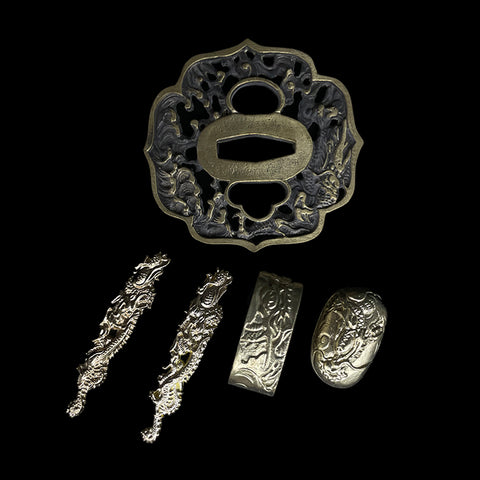 custom samurai sword makers Copper Tsuba By special mold-COOLKATANA-QQ-202