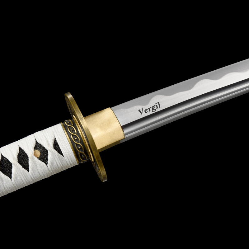 Hand-Forged Vergil’s Yamato Katana – 1095 High Carbon Steel, Functional 