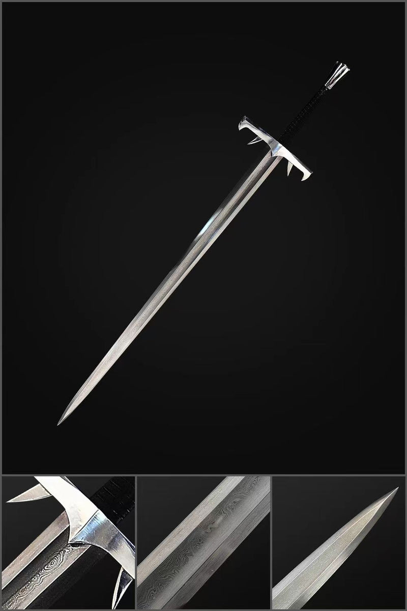 Hand Forged European Sword Of Immortals Kurgan Sword Iron Fittings Functional 