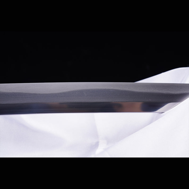 Handgeschmiedetes japanisches Wakizashi-Schwert 1095 High Carbon Steel Sashikomi A+ Polishing Grade Clay Tempered – COOLKATANA 