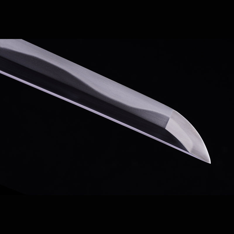 Handgeschmiedetes japanisches Wakizashi-Schwert 1095 High Carbon Steel Sashikomi A+ Polishing Grade Clay Tempered – COOLKATANA 