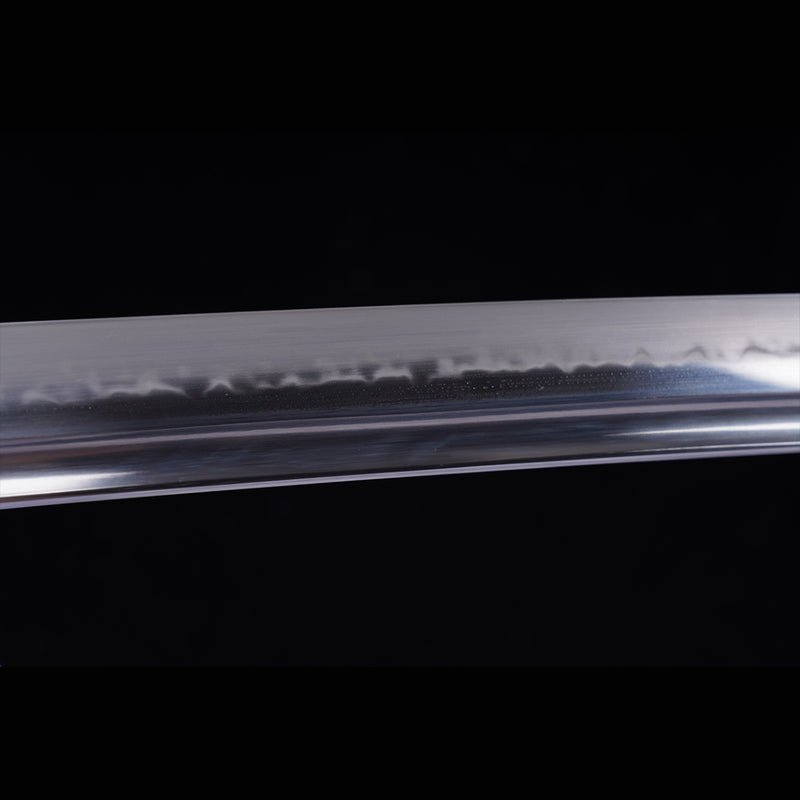 Handgeschmiedetes japanisches Samurai-Katana-Schwert T8-Stahlklinge Wasserhärtende Eisen-Tsuba - COOLKATANA 