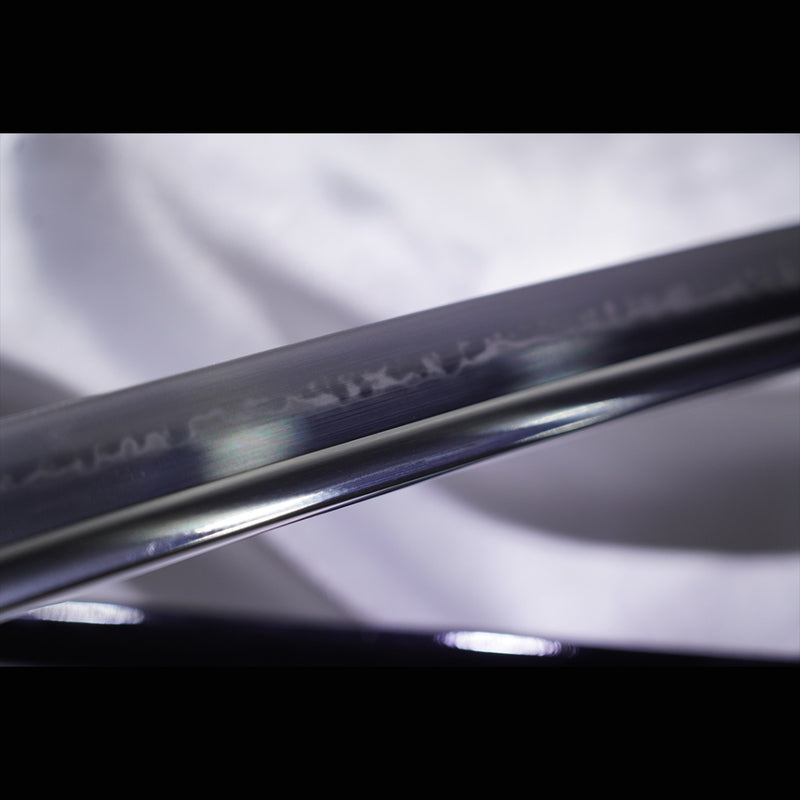 Handgeschmiedetes japanisches Samurai-Katana-Schwert T8-Stahlklinge Wasserhärtende Eisen-Tsuba - COOLKATANA 