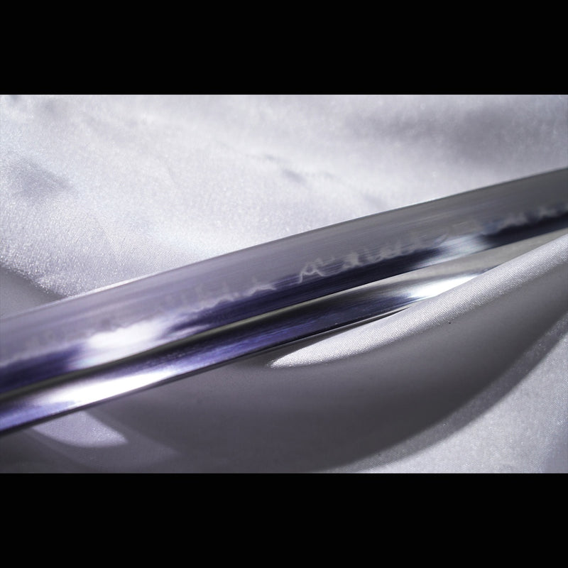 Handgeschmiedetes japanisches Samurai-Katana-Schwert T8-Stahlklinge Wasserhärtende Eisen-Tsuba - COOLKATANA 