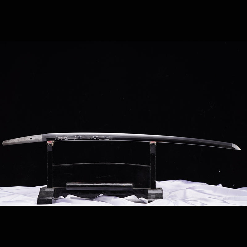 Handgeschmiedetes japanisches Samurai-Schwert Myoho Muramasa mit handgeschnitztem Saya gefaltetem Stahl aus gehärtetem Ton – COOLKATANA 