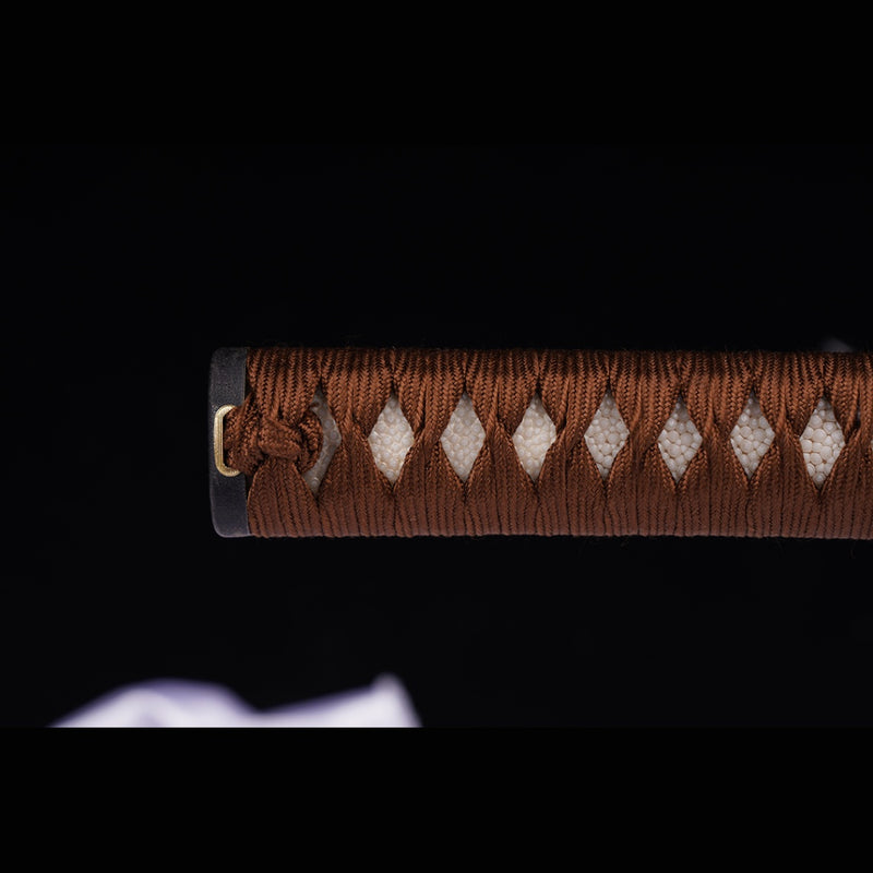 Hand Forged Japanese Samurai Katana Sword Folded Steel Sashikomi A+ Polishing Grade Full Tang 