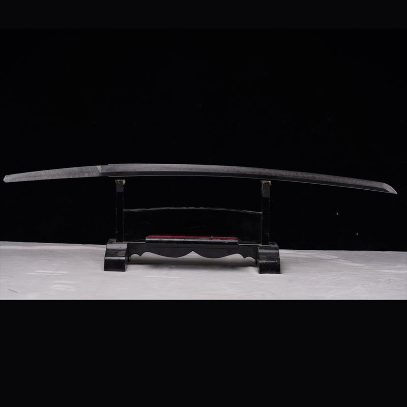 Hand Forged Japanese Samurai Katana Sword 1095 High Carbon Steel Clay Tempered Iron Tsuba 
