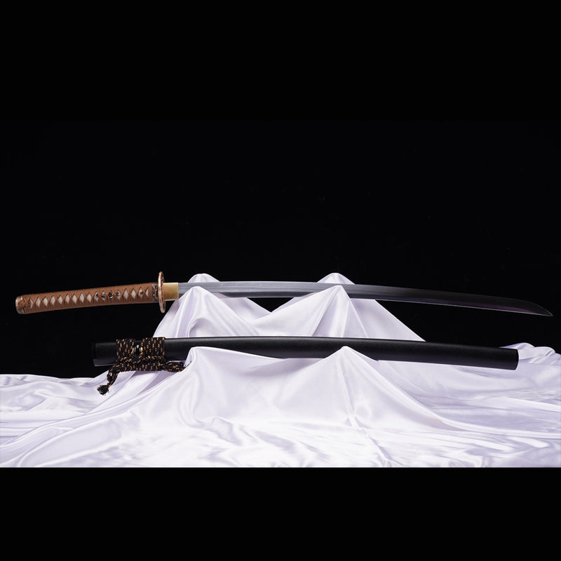 Hand Forged Japanese Samurai Katana Sword High Manganese Steel Oil Que 