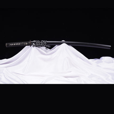 Hand Forged Japanese Samurai Katana Sword S7 Tool Steel Vacuum+Cryogenic Iron Tsuba-COOLKATANA-ZS-0006-U