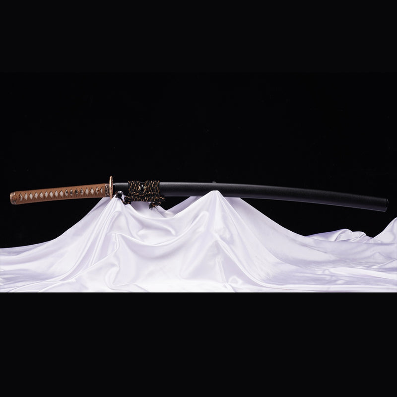 Hand Forged Japanese Samurai Katana Sword High Manganese Steel Oil Que 