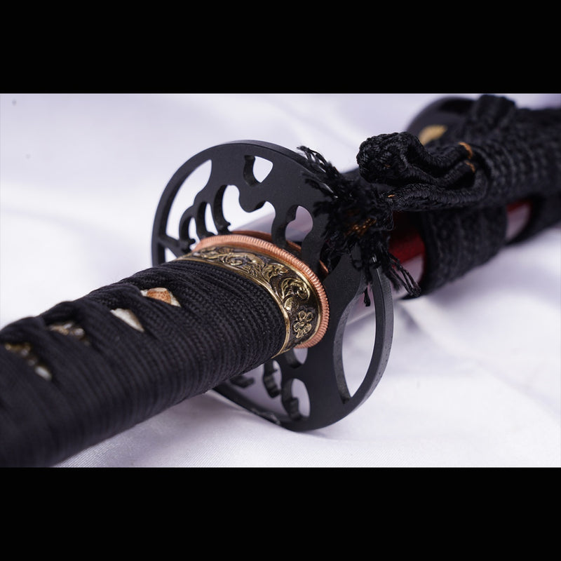 Hand Forged Japanese Samurai Katana Sword LD Steel Blade Vacuum+Cryoge 