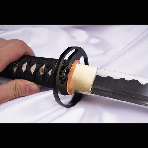 Hand Forged Japanese Samurai Katana Sword Folded Steel Blade Oil Quenching Full Tang-COOLKATANA-ZS-0028-U