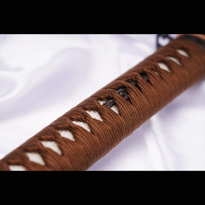 Hand Forged Japanese Samurai Katana Sword Folded Steel Sashikomi A+ Polishing Grade Full Tang 