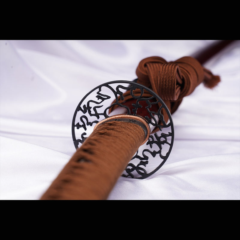 Hand Forged Japanese Samurai Katana Sword Folded Steel Sashikomi A+ Polishing Grade Full Tang 