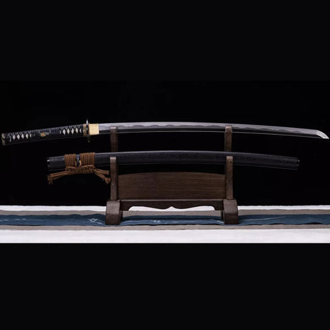 Hand Forged Odachi Japanese Samurai Long Sword Manganese Steel Blade Oil Quenching Brass Tsuba-COOLKATANA-ZS-0073-U