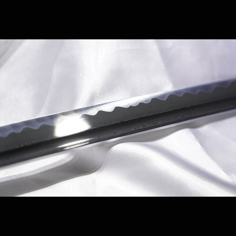 Handgeschmiedetes japanisches Samurai-Katana-Schwert Gefaltete Stahlklinge Ölabschreckung Full Tang - COOLKATANA 