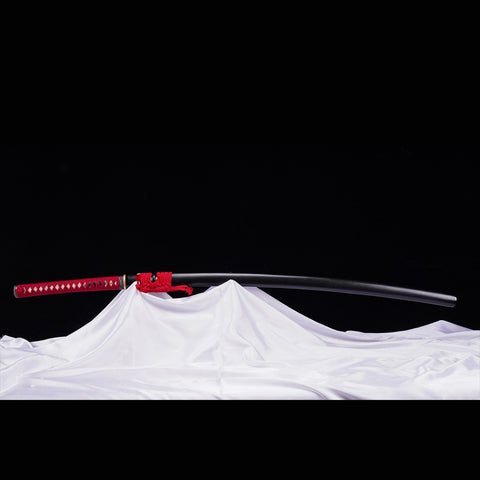 Hand Forged Odachi Japanese Samurai Long Sword Manganese Steel Blade Oil Quenching Brass Tsuba-COOLKATANA-ZS-0073-U