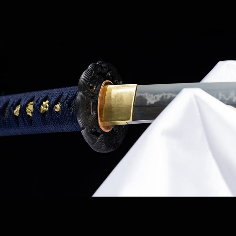 Hand Forged Japanese Samurai Sword 1095 High Carbon Steel Sashikomi A+ 