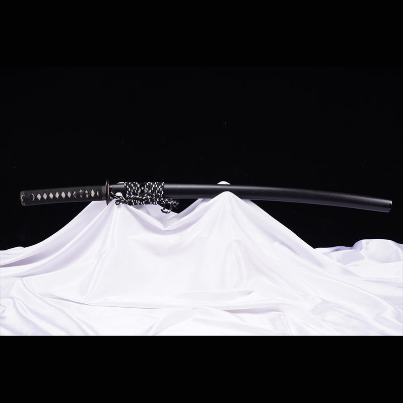 Handgeschmiedetes japanisches Samurai-Katana-Schwert S7-Werkzeugstahl Vakuum + kryogene Tsuba aus Eisen - COOLKATANA 