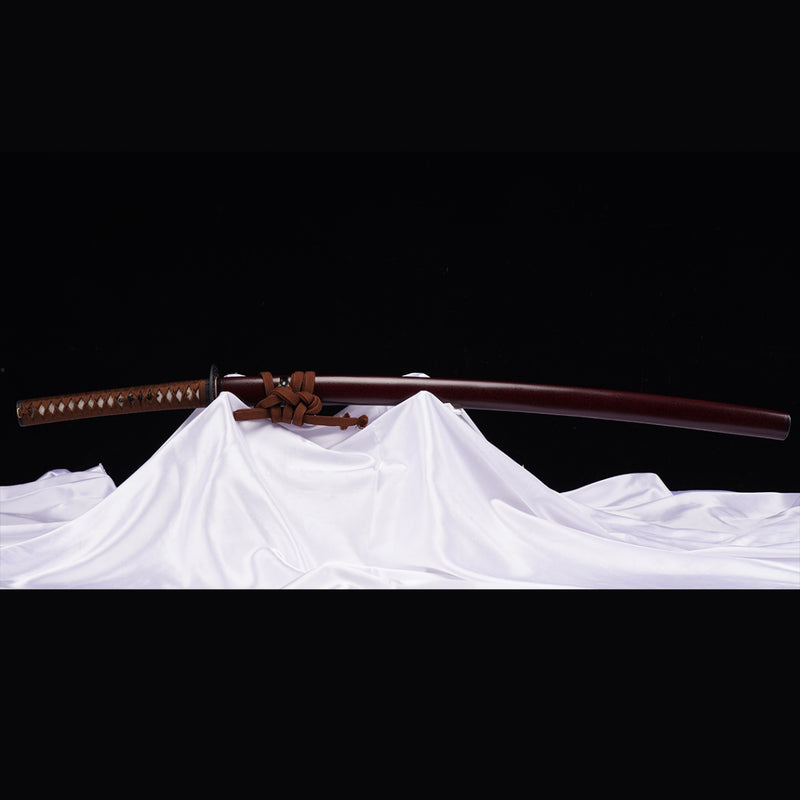 Hand Forged Japanese Samurai Katana Sword Folded Steel Sashikomi A+ Polishing Grade Full Tang 