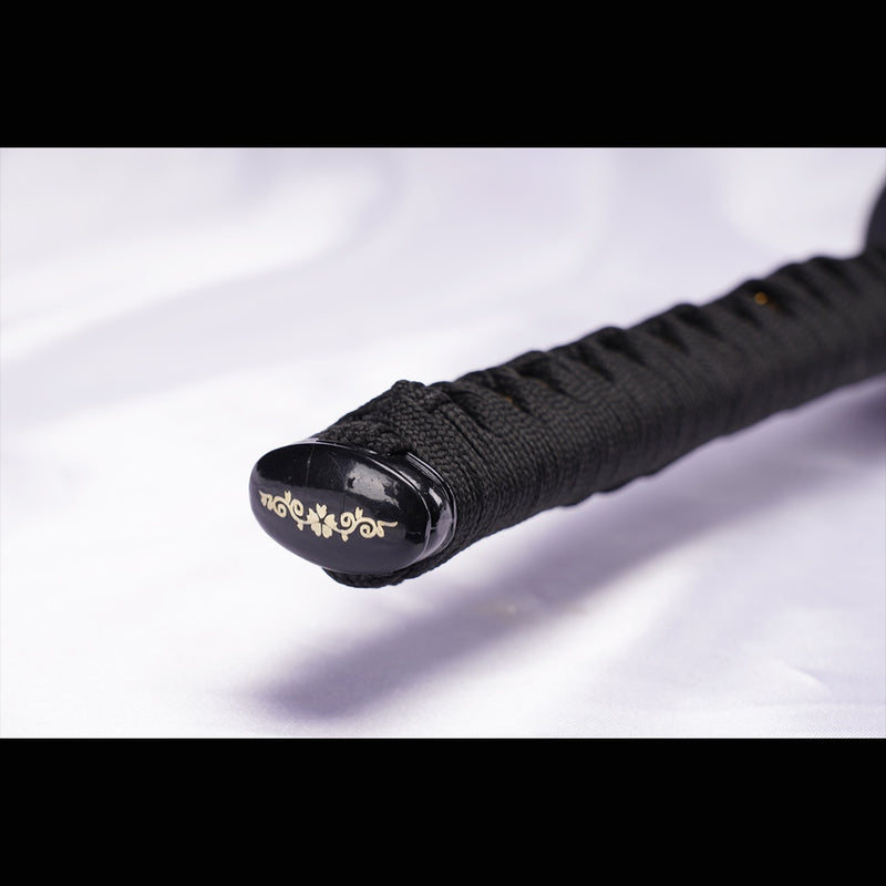 Hand Forged Japanese Samurai Sword T8 Tool Steel Blade Clay Tempered A 