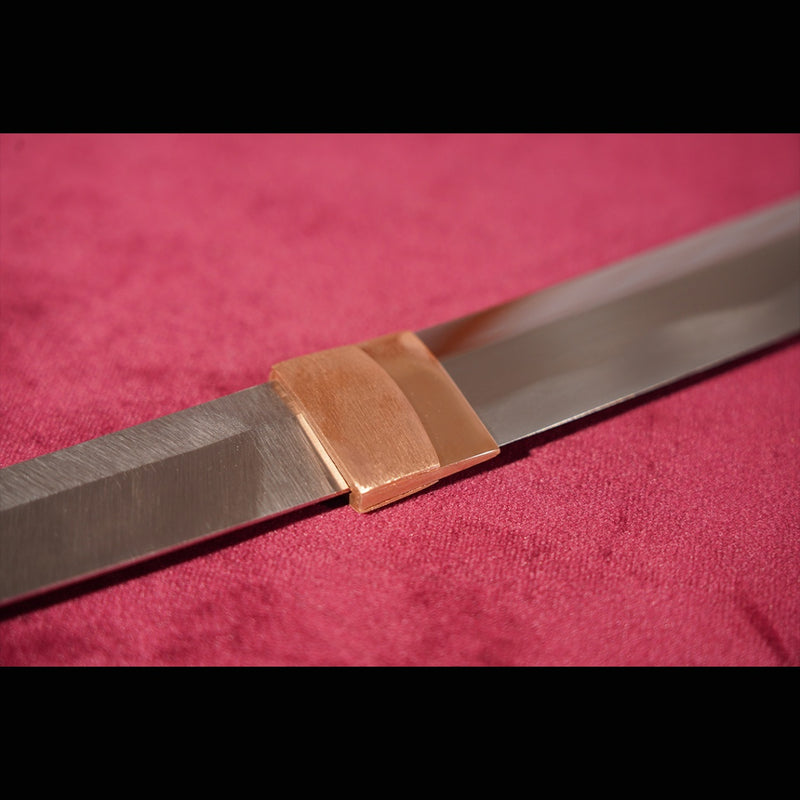 Hand Forged Japanese Samurai Katana Sword Folded Steel Sashikomi A+ Polishing Grade Full Tang 