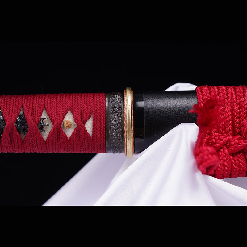 Hand Forged Odachi Japanese Samurai Long Sword Manganese Steel Blade O 