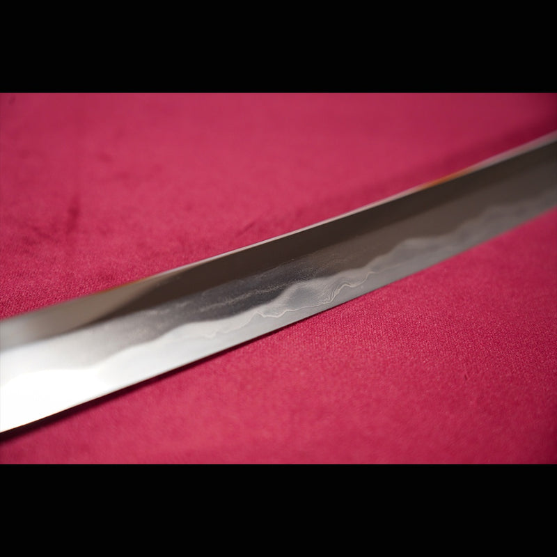 Hand Forged Japanese Samurai Katana Sword Folded Steel Sashikomi A+ Polishing Grade Full Tang 